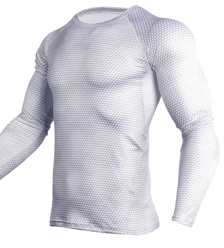 Men's Long Sleeve Compression Gym Top