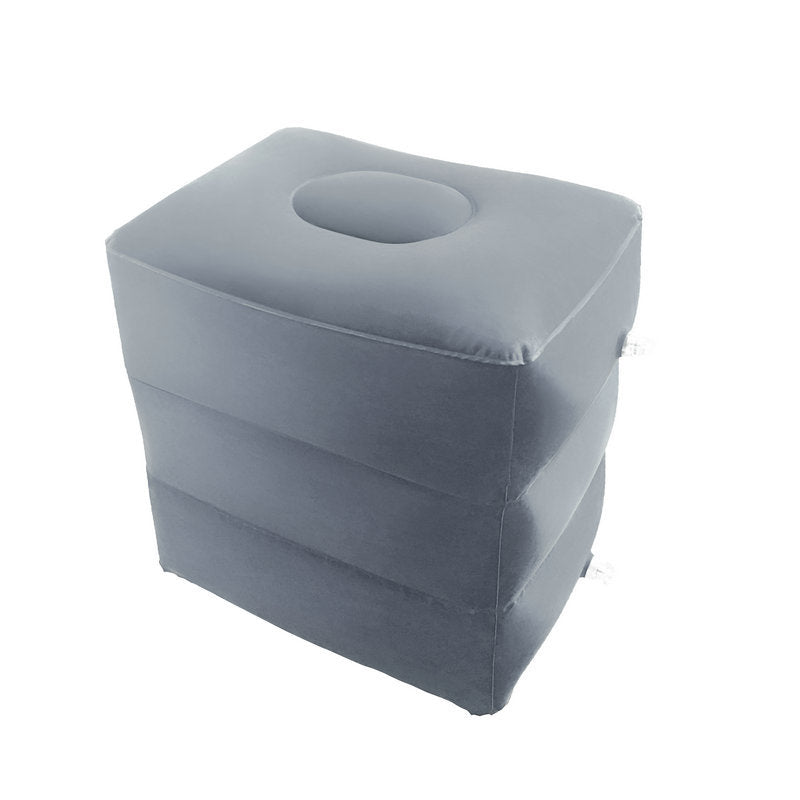 Inflatable Under-Desk Footrest – Grey