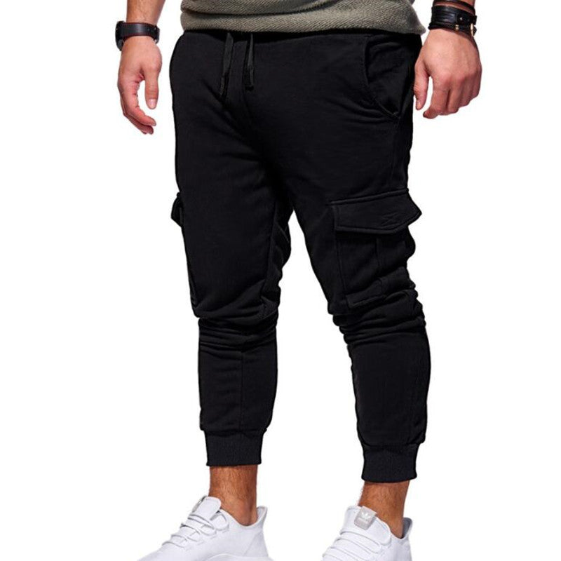 Men's Slim Fit Cargo Gym Joggers