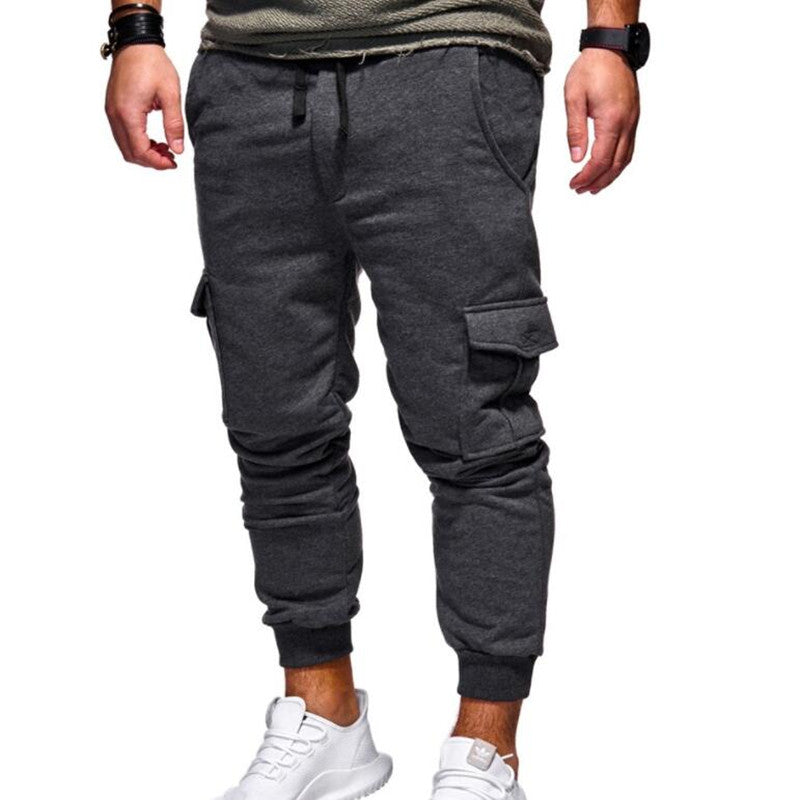 Men's Slim Fit Cargo Gym Joggers