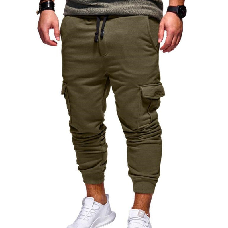Men's Slim Fit Cargo Gym Joggers